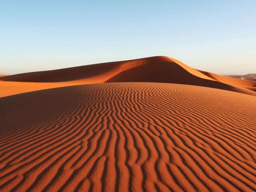 Красные дюны в Муйне
