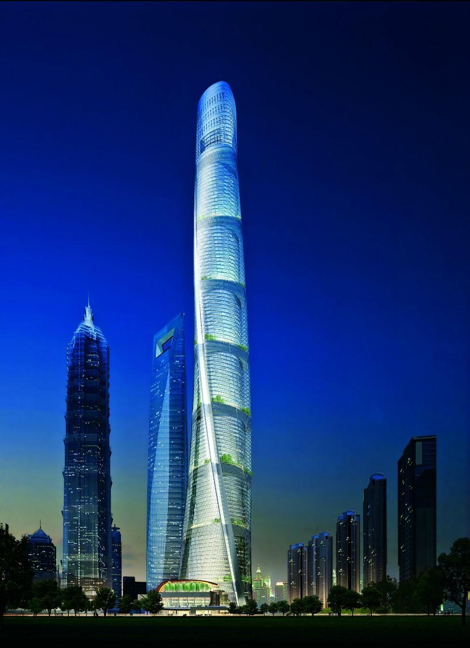Самое высокое здание в Шанхае было построено в 2015 году. Высота шанхайской башни уникальной спиралевидной формы составляет 632 м. Как и в случае с Всемирным финансовым центром, башня стала офисным зданием, несколько этажей которого занял отель, рестораны, выставочные залы и смотровая площадка. Посетить смотровую площадку можно ежедневно с 8:00 до 22:30. Стоимость билета зависит от возраста гостя, поэтому при себе надо иметь паспорт.