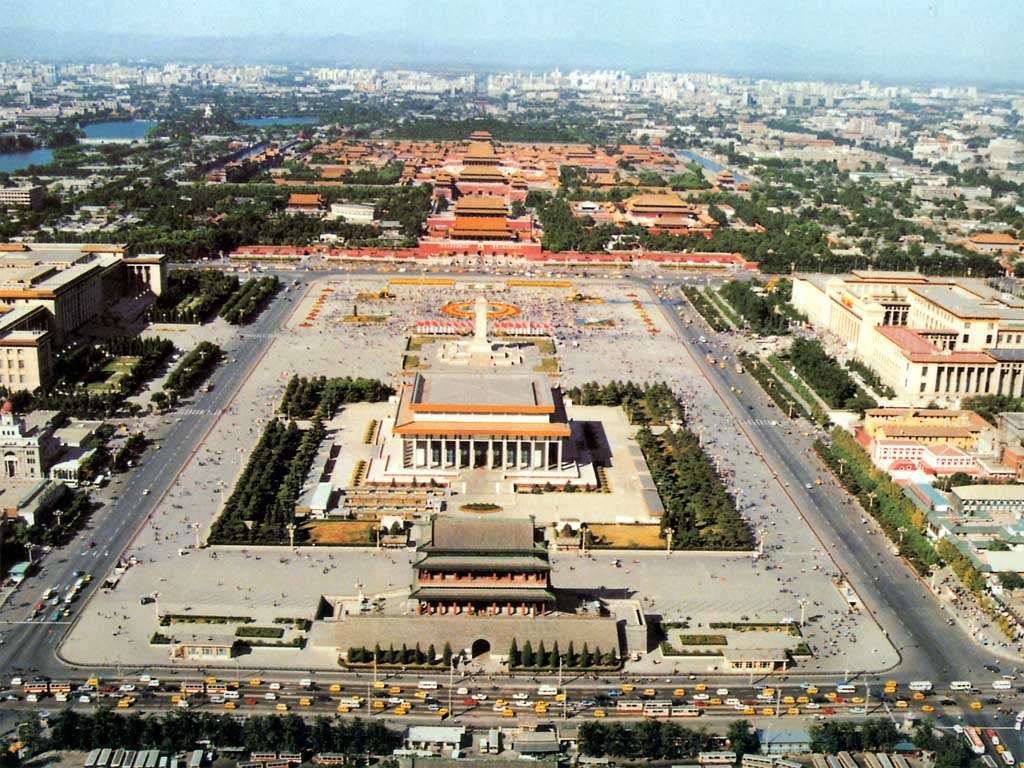 Площадь Тяньаньмэнь, Пекин, Китай